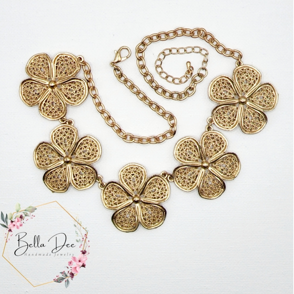 Flower Statement Necklace